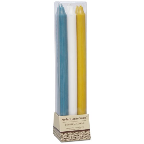 Buy Northern Lights Candles Premium Taper 6Piece Stand Up Candles, 12