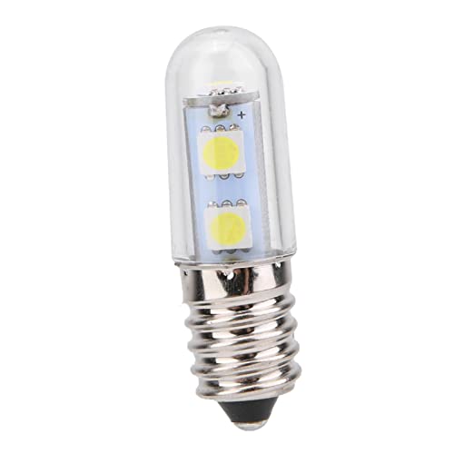 Riuulity Lampadina LED E14 da 1,5 W, Lampada a Mais, Ad Alta luminosità, Antistatica per Frigorifero, Cappa da Macchina da Cucire (220V)
