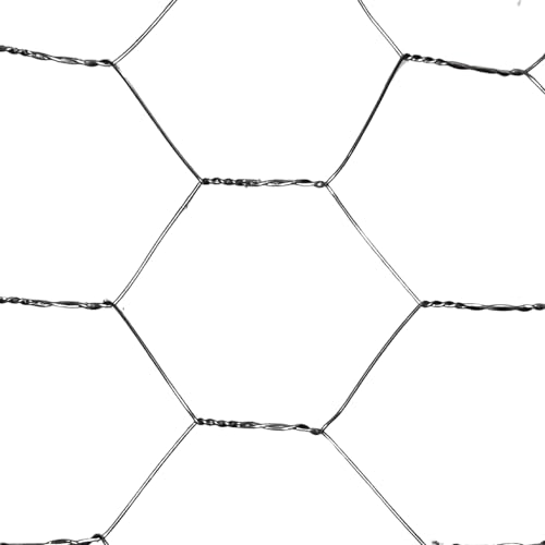 Tela Metálica Galinheiro Hexagonal Fio 18 1,00 m rolo com 50 metros Porco Carneiro - Makrometal