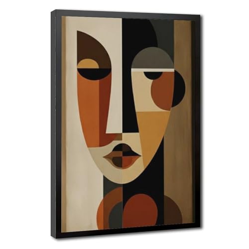 Poster abstrait africain sur toile, une idée cadeau design et minimaliste pour créatifs
