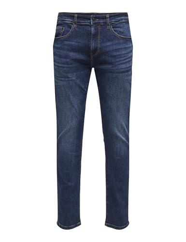 Jean Onsweft Reg. DB 6752 ONLY & SONS pour homme coloris bleu fonce denim en taille 38W 34L