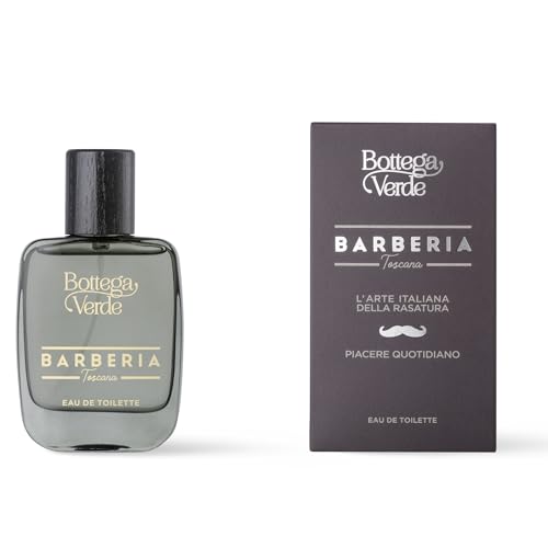 Bottega Verde - Barberia Toscana, Eau de Toilette, 50 ml, Profumo Uomo, Fragranza Fresca e Moderna