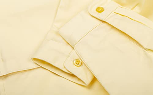 Image of Mud Kingdom Girls Dress Shirts School Uniform with Peter Pan Collar Poplin Long Sleeve