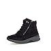 Produktbild Gabor Damen Schnürstiefeletten, Frauen Boots,Wechselfußbett,kurzstiefel,uebergangsschuhe,schwarz (Flausch),39 EU / 6 UK