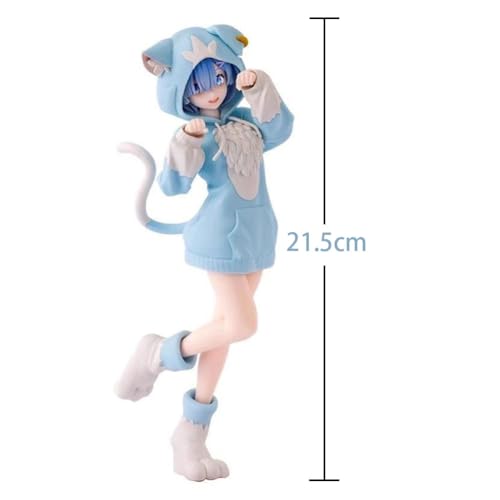 Figura de Anime Rem y Ram 21.5 cm, Modelo Coleccionable miniatura 3