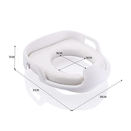 Babytoilet, Training Seat Draagbaar Geschikt voor Most Toilet, Stoel Maten Trainer Kind Zetels Cover White 1pc Speciaal… - Afbeelding 6