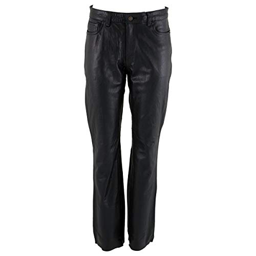 Xelement Xs679 Women's 'Nubile' Classic Black Buffalo Leather Pants - 4 #TOP6