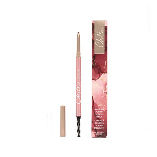 Chella Eyebrow Pencil, Awesome Auburn Red Hair Brow Pencil - Vegan, Gluten Free, Cruelty Free, Paraben Free Eyebrow Makeup, Long Wearing, Smooth Consistency #TOP2