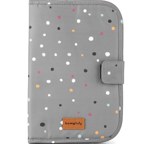 HOMYBABY® Protège carnet de santé - Couverture carnet de santé bébé - Protege carnet de santé bebe garcon - Pochette carnet de santé - Pochette de...