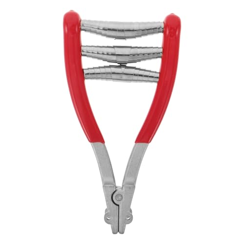 GLEAVI Máquina de Encordar Raquetas de Bádminton y Tenis Herramienta de Asistencia de Cuerdas Abrazadera de Zinc Roja 3 Resortes para Uso Deportivo y Entrenamiento