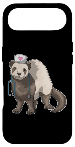 フェレット 看護師 聴診器 スマホケース iPhone Air 用