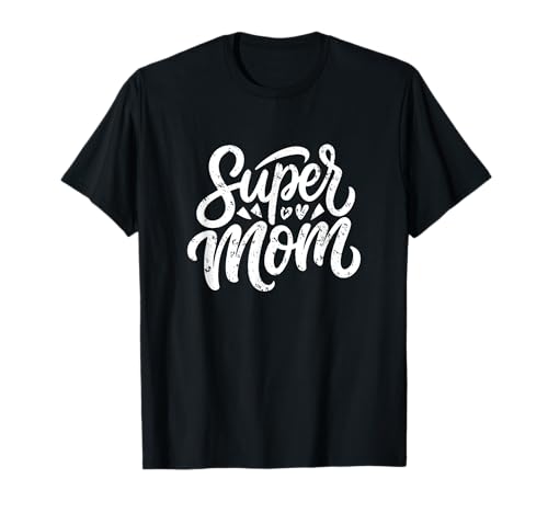 #snirt super mamma t-shirt super mum, tazza da caffè Maglietta