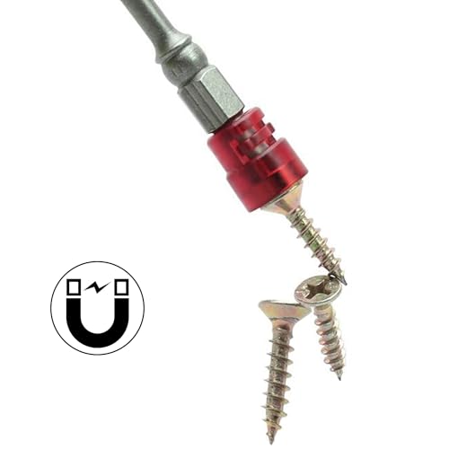 Utoolmart 5Pcs Magnetic Collar Screwdriver Bit Set, PH2 Magnetic Phillips Screw Driver Bits, 1/4 Inch Hex Shank Electric Power Screw Driver Bit, 65mm Length - Image 4