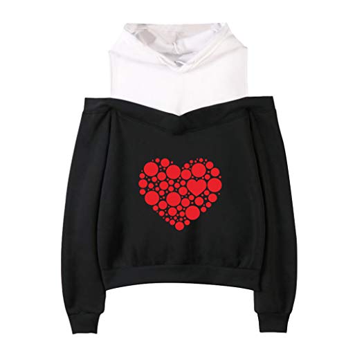 Sweat à capuche femme automne manches longues coton vêtements grande taille noir 48