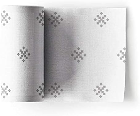 MY DRAP Cocktail Napkin, Washable And Reusable Cloth Napkins (50 Napkins, Linen Silver Stars)