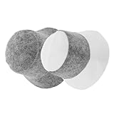 Beatifufu 2 Stück Saunahut aus Leichtem Filz Schnell Schweißabsorbierend Hitzebeständig und...