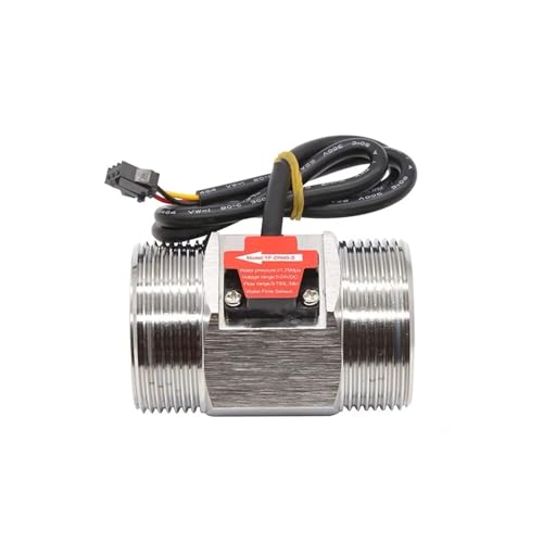 Caudalímetro de turbina G1.5 DN40 con sensor Hall de 1.75 MPa y alimentación de CC 5V a 24V 6