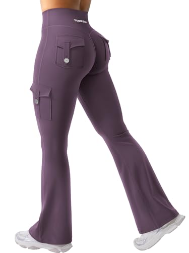 Image of YEOREO CoreFlex Women Workout Flare Leggings