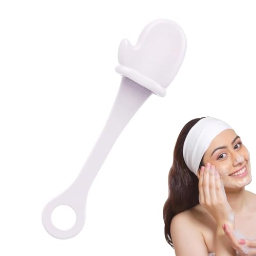 Cepillo de limpieza nasal, limpiador facial de silicona, limpiador facial manual, cepillo exfoliante para guantes de dedos suaves, cepillo facial de limpieza profunda para nariz y cara