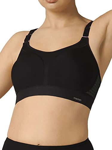 Sujetador deportivo Triaction Extreme Lite N EX negro 90G con máxima sujeción sin relleno