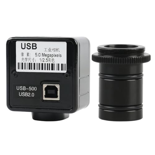 顕微鏡キット 5MP USB 電子デジタルビデオ顕微鏡カメラ 0.5X C マウント 23.2 ミリメートルアダプタ 30/30.5 ミリメートルリング 顕微鏡レンズアダプター(D)
