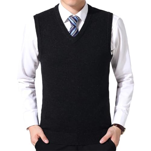 Dcvmvmn Men's Casual Sweater Vest Autumn And Winter Warm And Comfortable Vest