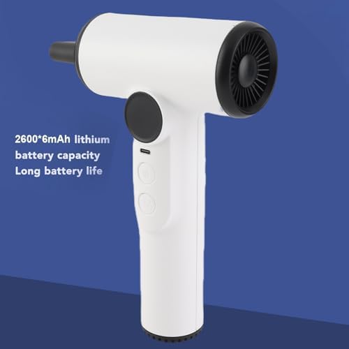 Cordless Hair Dryer, USB Rechargeable Portable Hair Dryer with 3 Adjustable Gears, Digital Display Screen, Haircare Nozzle, for Home School, 200W