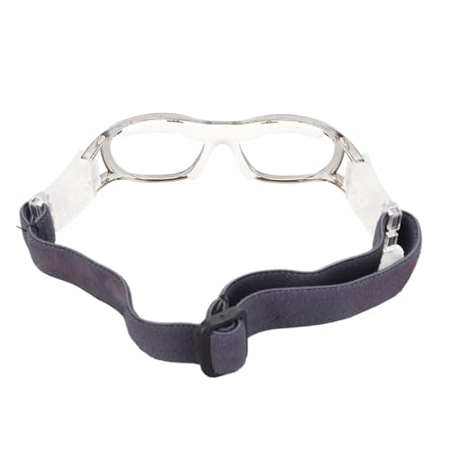Akozon Sportbrille – Verstellbare Teenager-Brille für Fußball, Radfahren, Basketball und Mehr, Flexibler Riemen für Im Alter von 5–15 Jahren (GRAY)