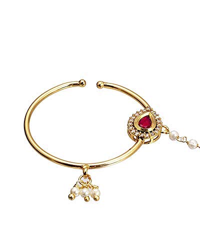Buy Chinar Jewels Nathiya Bridal Nose 