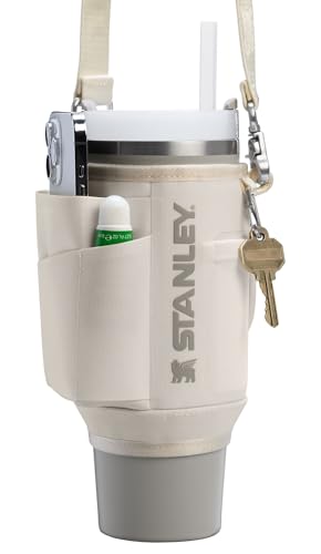 Image of STANLEY All Day Quencher Carry All for 40 oz Tumbler with Handle | Crossbody Bag with Phone Holder Pocket, Card Sleeve & Detachable Strap | Water Bottle Carrier Bag | BPA-Free |