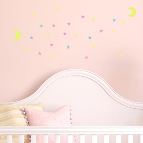 Stickers de Estrellas y Luna Luminosos para Pared miniatura 6