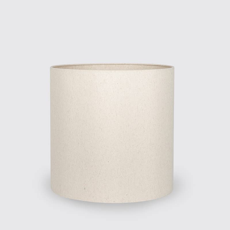 Uniqq Paralume in velluto/tessuto beige trasparente Ø 40 cm - 40 cm di altezza