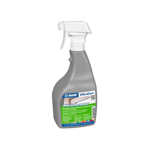 Mapei Limpiador antimoho Ultracare Mould Remover, efecto inmediato | Spray de alta penetración para eliminar el moho | Listo para usar, pulverizador 750 ml.