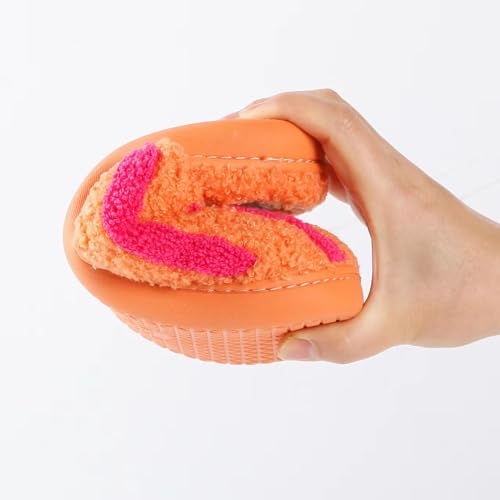 Image of Women's Men's Cute Frog Slippers Fuzzy Memory Foam Kawaii Cartoon Animal Slippers Winter Warm Fluffy Shoes