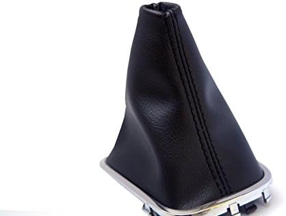 Fits 2010-2013 Kia Forte Synthetic Black Leather Automatic Shift Boot (Skin Only)