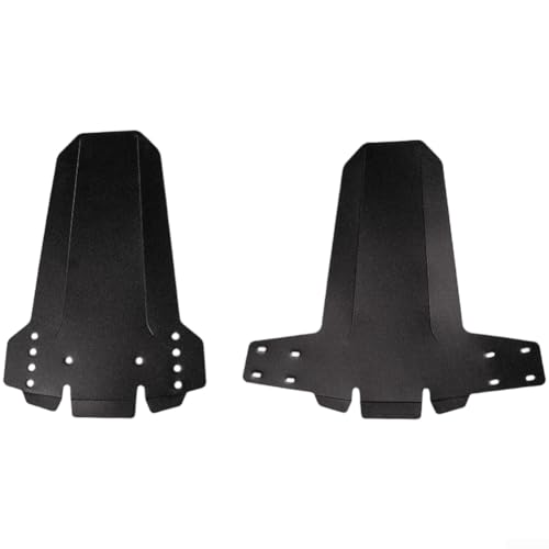 Honseadek Guardabarros plegable para bicicleta, delantero y trasero ajustable para guardabarros de bicicleta, guardabarros de polipropileno duradero para uso todoterreno, fijación segura de correa (A)