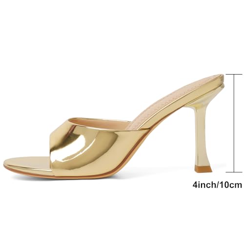 Image of Mostrin Kitten Heels for Women Round Toe Heels With Bow Vintage Mules Sexy Slip on Stiletto Backless Sandals for Party Daily