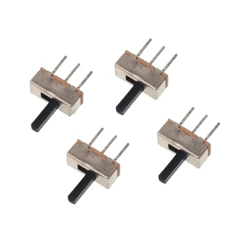 Interrupteur coulissant SS12D00 1P2T avec poignée de 4mm pour circuits imprimés