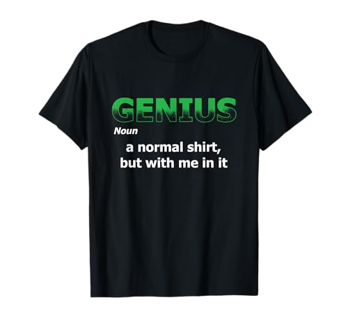 Funny Genius Definición | Nerd Geek | Ciencia científica Camiseta