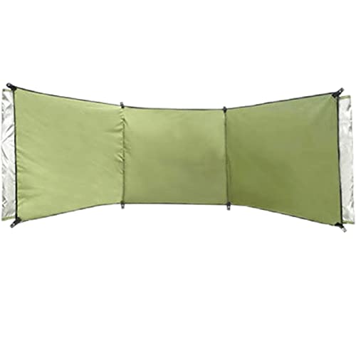 WANLIAN Windbreaks Stove Windscreen Oxford cloth(No included Poles)Camping Beach Windshield Shelter,Backpack Portable Picnic Screen,Sunshade Screen,Outdoor Caravan Privacy Shield,for Garden BBQ Picnic