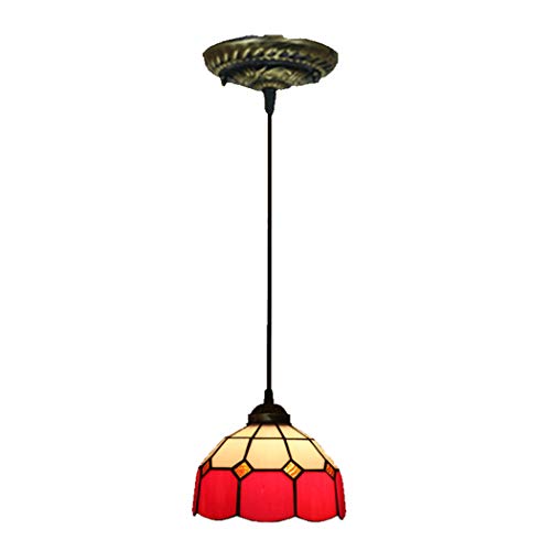 Pendant lampe de plafond multicolore style méditerranéen suspension vintage salon et couloir