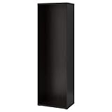 besta braun schwarz  IKEA BESTå Rahmen 60x40x192 cm schwarz-braun