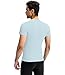 SPVISE Light Blue Men's Compression Shirt Crewneck Short Sleeve Athletic Undershirts Quick Dry Base Layer Top for Gym Workout