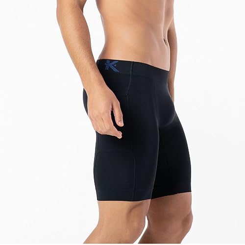 Kit 3 bermudas térmica masculina com bolso corrida academia treino anti assadura sem costura (G (46/