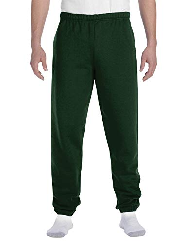 Hat and Beyond Mens Lightweight Sweatpants Elastic Pockets Jogger Pants (X-Large, 1ih02_Green)
