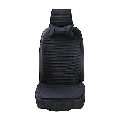 Housses de siège de voiture universel lin avant automobile coussin dossier