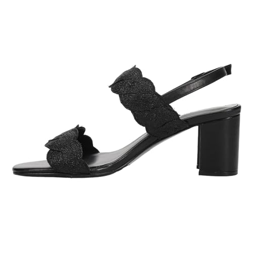 VANELi Womens Lettie Special Occasion Slingback Casual Sandals Casual Mid Heel 2-3" - Black - Size 9 N3
