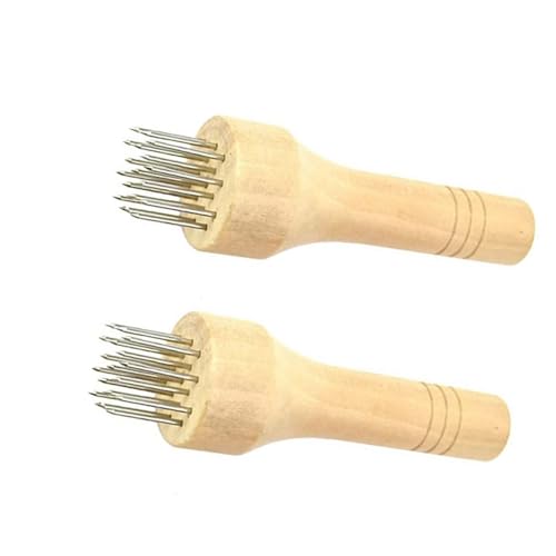 BDHI 2pcs Stainless Steel Meat Tenderizer Meat Blades Needle Food Processing Gadge Chicken Kitchen Accessories(Y225-2)