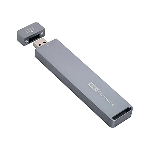 Adaptador USB 3.0 a NVME M-Key M.2 SSD con Case miniatura 1