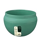 Vasi di fiori, Giardino Pentole Benne d'attaccatura Planter, attaccatura di parete Vaso di fiori in resina Famiglia Parete Parete (Color : Green, Size : S)